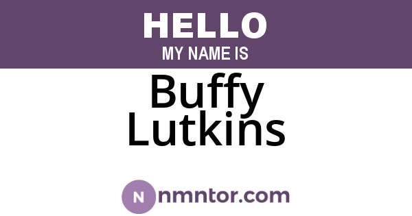Buffy Lutkins