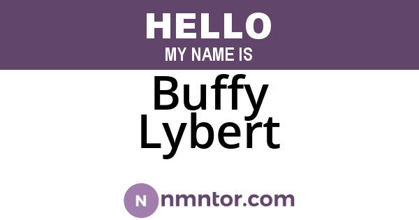 Buffy Lybert