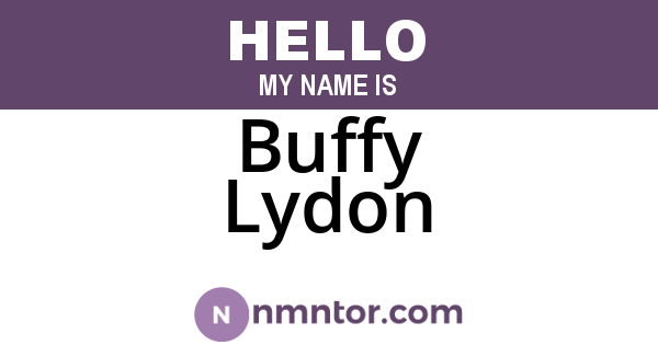 Buffy Lydon