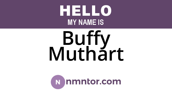 Buffy Muthart