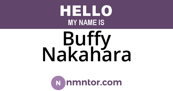 Buffy Nakahara
