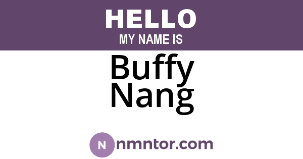 Buffy Nang
