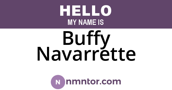 Buffy Navarrette