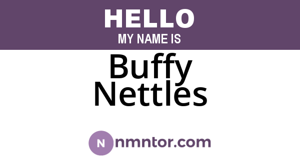 Buffy Nettles