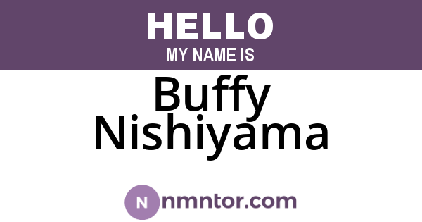 Buffy Nishiyama