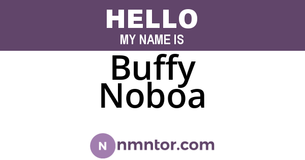 Buffy Noboa