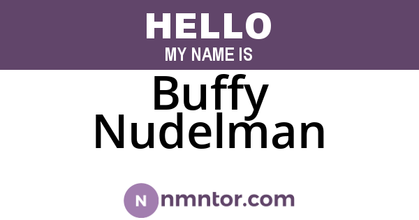Buffy Nudelman