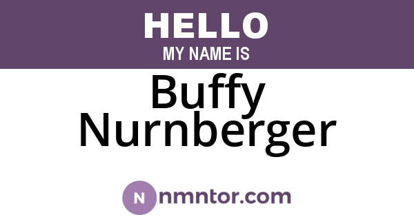 Buffy Nurnberger