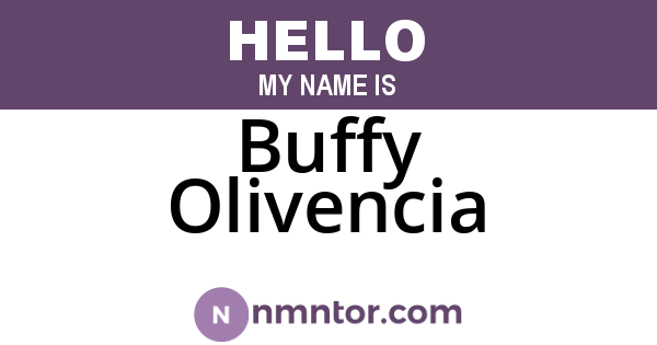 Buffy Olivencia