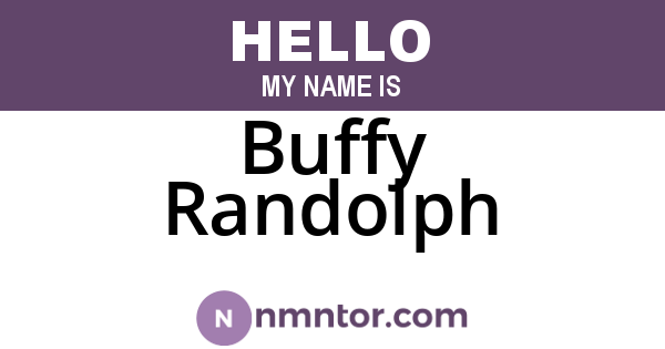 Buffy Randolph