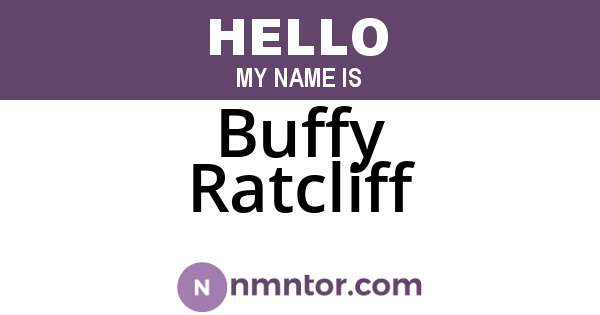 Buffy Ratcliff