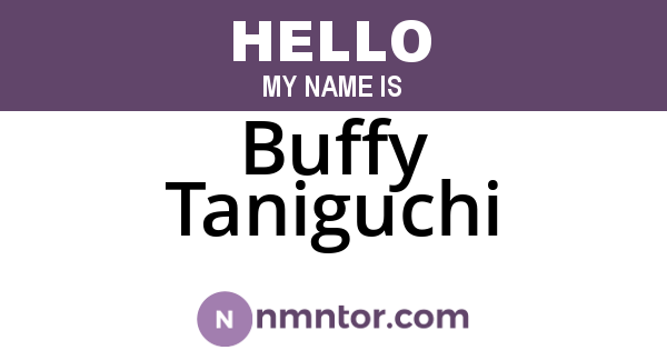 Buffy Taniguchi