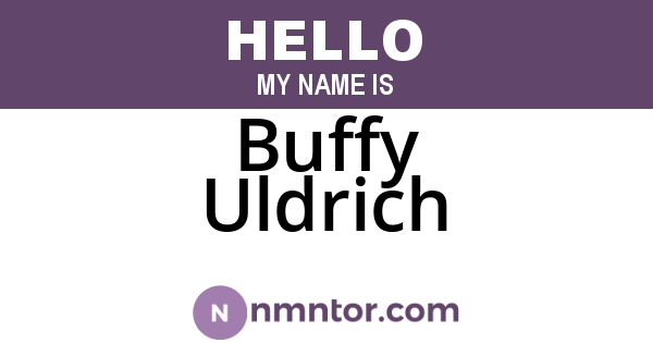 Buffy Uldrich