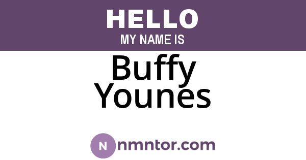 Buffy Younes