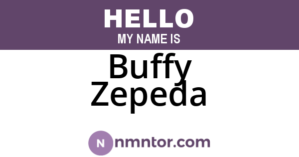 Buffy Zepeda