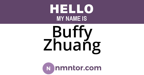 Buffy Zhuang