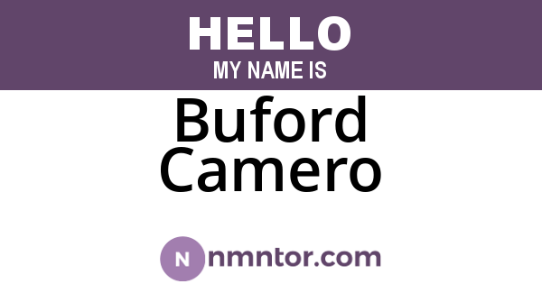 Buford Camero