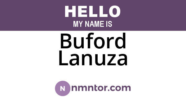 Buford Lanuza