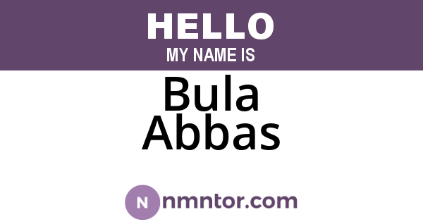 Bula Abbas