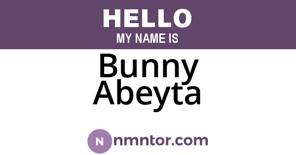 Bunny Abeyta