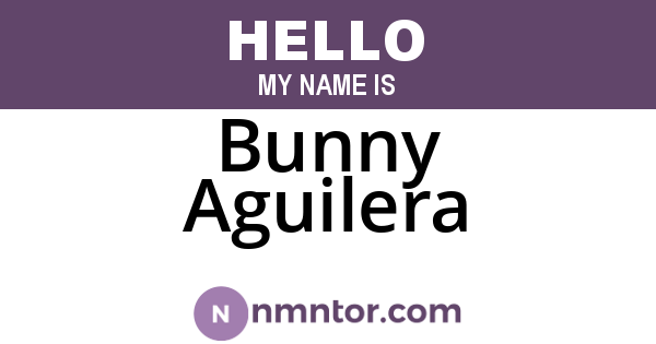 Bunny Aguilera