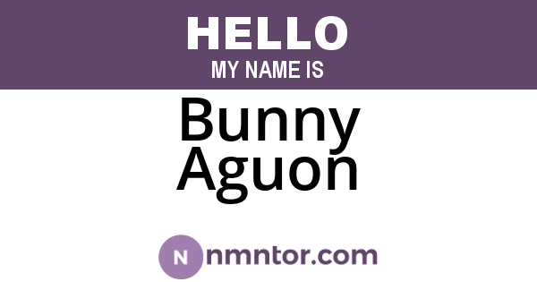 Bunny Aguon