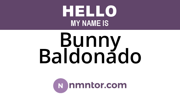 Bunny Baldonado