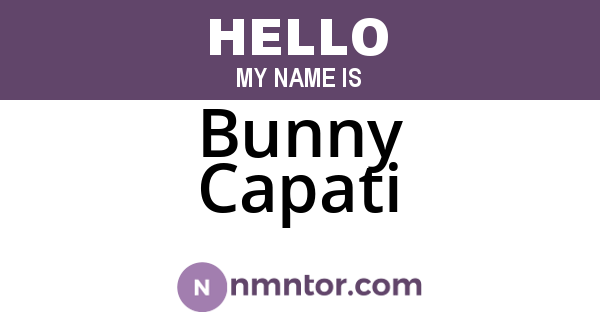 Bunny Capati