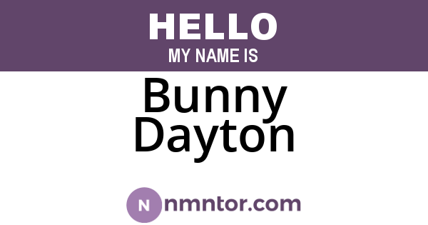 Bunny Dayton