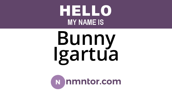 Bunny Igartua