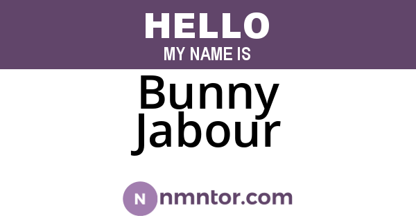 Bunny Jabour