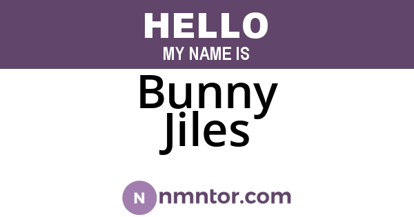 Bunny Jiles