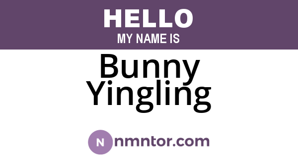 Bunny Yingling