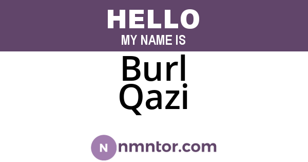 Burl Qazi