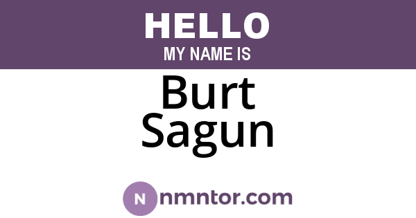 Burt Sagun