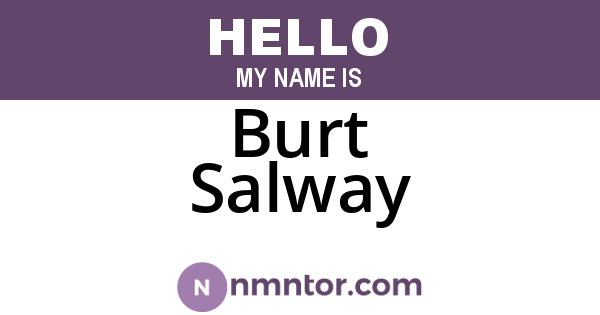 Burt Salway