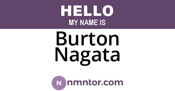 Burton Nagata