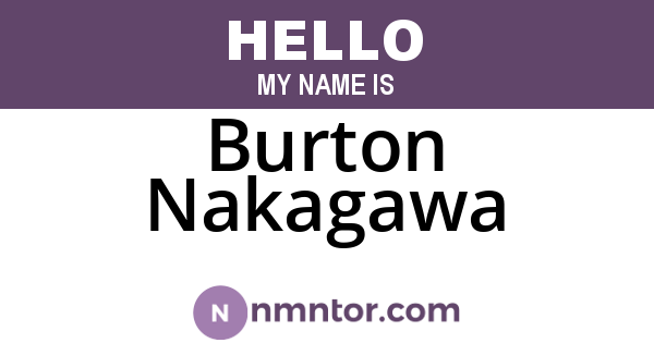 Burton Nakagawa