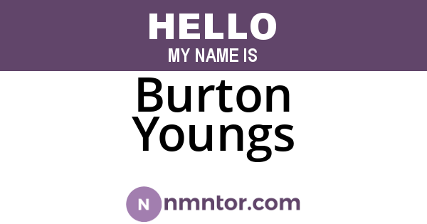 Burton Youngs