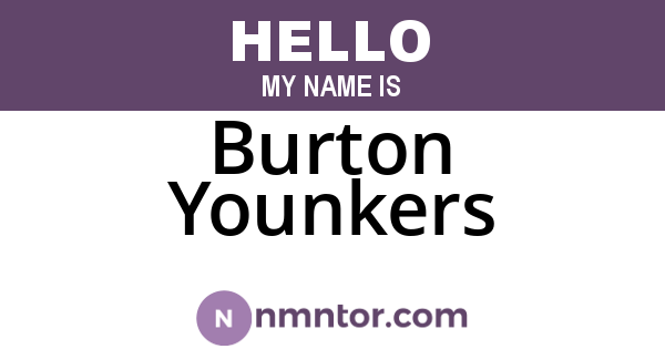 Burton Younkers