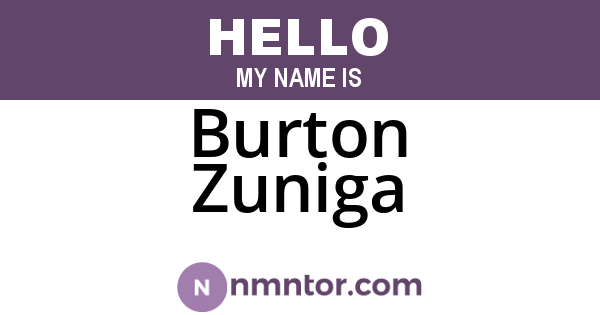 Burton Zuniga