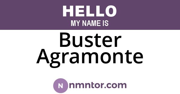 Buster Agramonte