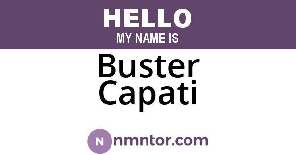 Buster Capati