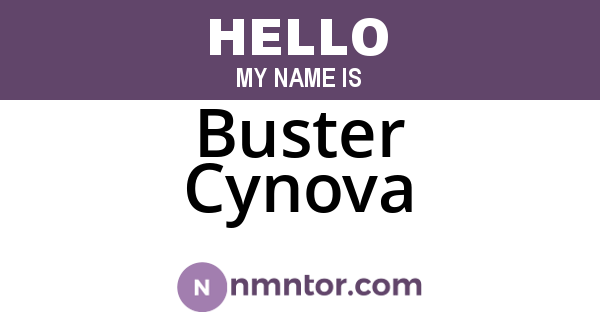 Buster Cynova