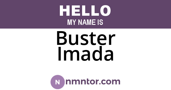 Buster Imada