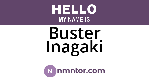 Buster Inagaki