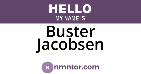 Buster Jacobsen