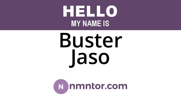 Buster Jaso
