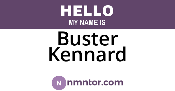 Buster Kennard