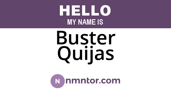 Buster Quijas